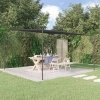 Altana, antracytowa, 4x4 m, 180 g/m², tkanina i stal