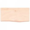Półka, 60x30x(2-6) cm, surowe lite drewno dębowe