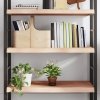 Półka, 80x40x(2-6) cm, surowe lite drewno dębowe