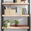 Półka, 80x60x(2-6) cm, surowe lite drewno dębowe