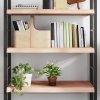 Półka, 100x50x(2-6) cm, surowe lite drewno dębowe