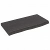Półka, ciemnobrązowa, 60x30x(2-4) cm, wykończone drewno dębowe