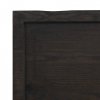 Półka, ciemnobrązowa, 60x30x(2-4) cm, wykończone drewno dębowe