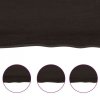 Półka, ciemnobrązowa, 160x40x(2-4) cm, wykończone drewno dębowe