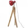 Lampa stojąca, 25 W, postarzany czerwony, 45x45x120 cm, E27