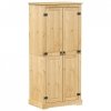 Szafa Corona, 76x50x170 cm, lite drewno sosnowe