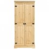Szafa Corona, 76x50x170 cm, lite drewno sosnowe