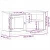 Szafka pod TV Corona, 100x40x52 cm, lite drewno sosnowe