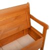 Ławka zewnętrzna  Acacia 119x76x44 cm z litego drewna sosnowego