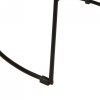 Hokery barowe 2 szt. Czarny 49x43x79 cm Drewno lite Mango
