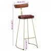 Hokery barowe 2 szt. 49x43x103 cm Drewno lite Mango