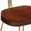 Hokery barowe 2 szt. 49x43x88 cm Drewno lite Mango