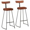 Hokery barowe 2 szt. 49x43x103 cm Drewno lite Mango