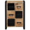 Komoda 50x35x70 cm Drewno lite surowe Mango