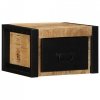 Szafka nocna 40x35x25 cm lite drewno surowe mango