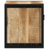 Szafka nocna 40x35x40 cm lite drewno surowe mango