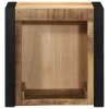 Szafka nocna 40x35x40 cm lite drewno surowe mango