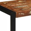 Ławka wielokolorowa 80x35x45 cm lite drewno odzyskane