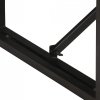 Stolik kawowy, 100x50x35 cm, surowe lite drewno mango
