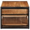 Stolik kawowy 90x50x38 cm Drewno lite Akacja