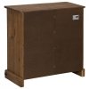 Komoda HALDEN z drzwiami przesuwnymi 80x40x80 cm Drewno lite