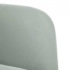 Sofa Fotel z Podłokietnikami Jasnoszary 54 cm Aksamit