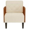 Sofa Fotel z Podłokietnikami 55 cm Len
