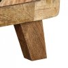 Szafka nocna 37x32x50 cm Drewno lite Surowe Mango