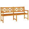 Ławka Ogrodowa 180x56x90 cm z Solidnego Drewna Akacjowego