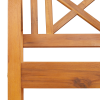 Ławka Ogrodowa 220x56x90 cm Solidne Drewno Akacjowe