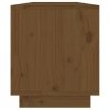 Szafka pod TV, miodowy brąz 110,5x34x40 cm, lite drewno sosnowe