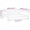 Stolik kawowy, 100x100x40 cm, lite drewno sosnowe