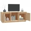 Szafka pod telewizor, 110,5x35x44 cm, lite drewno sosnowe