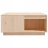 Stolik kawowy, 80x81x36,5 cm, lite drewno sosnowe
