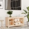 Szafka pod telewizor, 103x36,5x52 cm, lite drewno sosnowe