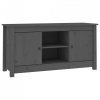 Szafka pod telewizor, szara, 103x36,5x52 cm, drewno sosnowe