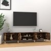 Szafka pod TV, przydymiony dąb, 180x31,5x40 cm