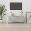 Szafka pod TV, szarość betonu, 102x44,5x50 cm
