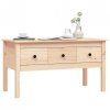 Stolik kawowy, 102x49x55 cm, lite drewno sosnowe