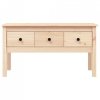 Stolik kawowy, 102x49x55 cm, lite drewno sosnowe