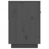 Szafka pod telewizor, szara, 90x40x60 cm, lite drewno sosnowe