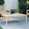 Stolik ogrodowy, 121x82,5x45 cm, lite drewno sosnowe