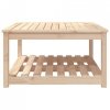 Stolik ogrodowy, 82,5x82,5x45 cm, lite drewno sosnowe