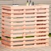 Stolik barowy do ogrodu, 113,5x50x103cm, lite drewno daglezjowe