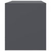 Szafki pod telewizor, 2 szt., antracytowe, 67x39x44 cm, stalowe
