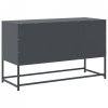 Szafka pod telewizor, antracytowa, 100,5x39x60,5 cm, stalowa