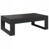 Stolik kawowy z LED Infinity, czarny, 90x53x30 cm