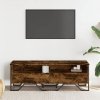 Szafka pod TV, przydymiony dąb, 122x34x41 cm
