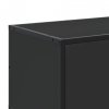 Szafka pod TV, czarna, 150x35x41 cm