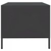Szafka RTV, czarna, 68x50x43,5 cm, stal walcowana na zimno